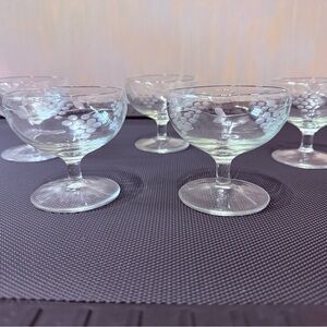 American Princess White Crystal Drinkware Set4/$30